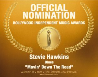 Stevie Hawkins Hollywood Independent Muaic Awards nomination