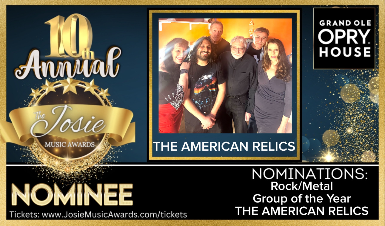 THE AMERICAN RELICS Nominated For 2024 Josie Music Award For “Group of