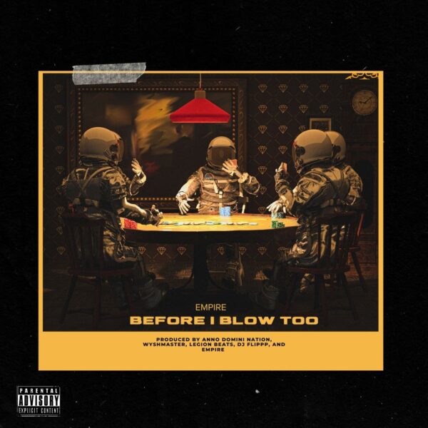 Empire's latest album 'Before I Blow Too' takes listeners on an electrifying journey through the raw energy and poetic depth of the Hip Hop genre. This album is a testament to Empire's commitment to authenticity and his profound connection to the core of Hip Hop music.